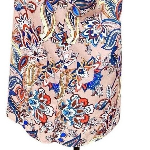 Womens Blouse Top Sz XL Tunic Sleeveless Mod, 60s/70s, Retro, Pop Art, Groovy - Picture 6 of 10